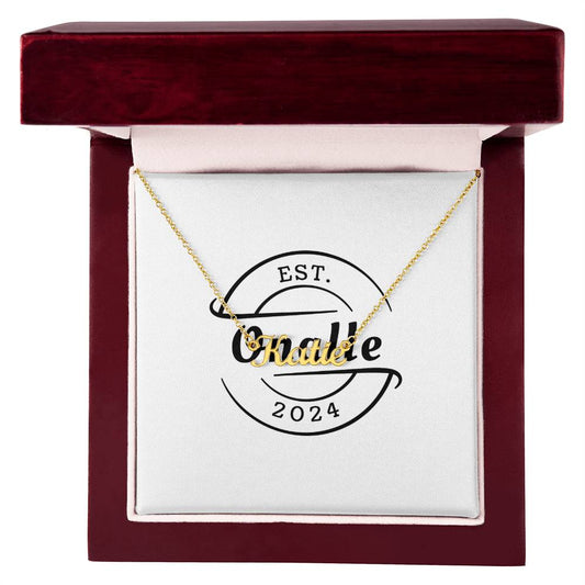 Personalized Name Necklace (Cursive)